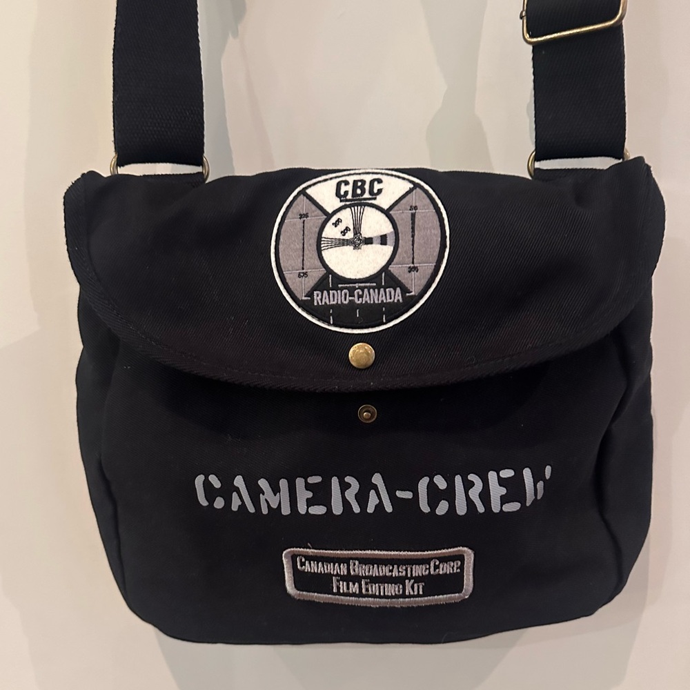 CBC Black messenger “Camera Crew” Bag